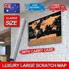 Luxury X Large Interactive Travel Atlas Decor Large Scratch Off World Map Poster