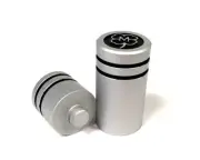 McDermott Aluminum Quick Release Joint Caps - Black & Silver