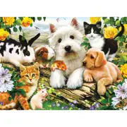 300pc Ravensburger Happy Animal Babies Jigsaw Kids/Childrens Puzzle Pieces 9Y+