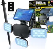 Foco solar biónico Bell+Howell ASON TV, luces solares para exteriores