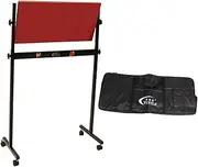 Frediuo Table Tennis Board Equipment, Easy to Install Adjustment Practice with 8 Red Rubbers er for Indoor Home School