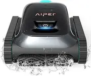 (2024 New) AIPER Cordless Robotic Pool Cleaner, Pool Vacuum for Inground Pools, Wall and Waterline Cleaning, WavePath 2.0 Navigation, 150 Mins Battery Life, Pool Robot for Swimming Pools up to 150㎡