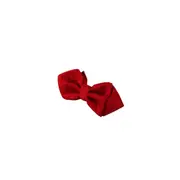 Mens Red Diamond Shaped Checkered Bow Tie