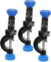 CIYODO 3pcs Spray Coated Cross Bar Clamp Holder for Laboratory Grip Clamp Stands with Comfortable Knob Versatile Experimental Equipment