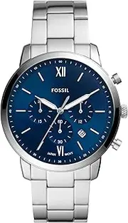[FOSSIL] Neutra Men's Chronograph Watch with Stainless Steel Bracelet or Genuine Leather Band