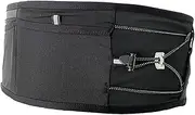 Running Belt Versatile Phone Key Holder Waist Bag for Walking Jogging Hiking XS S and M, Black