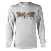 KVELERTAK - SPLID WHITE Long Sleeve Shirt XX-Large- O3590 Comfortable fabrics of high quality