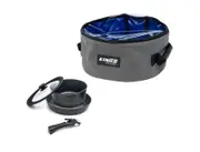 Kings Plus Clear Top Round Bag + Aluminium Cooking Set 28cm Frypan 24cm Saucepan