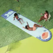 Sun Squad 18FT Long Slip N Slide Shark Water Slide with Built-In Sprinklers