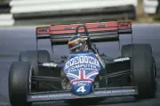 Stefan Bellof drives the Tyrrell-Ford 012 during the British Grand- Old Photo