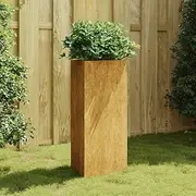 Raised Garden Bed, Elevated Planter Box Plant Container 40x34.5x75 cm Corten Steel
