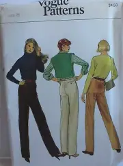 Vogue 7784 Sewing Pattern Proportioned Pants Size 8 Vintage