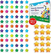 100+5 Magnetic Reward Super Stars - Star Jar Reward System for Kids, Behavior Management Classroom Tools, Magnetic Stars, Magnetic Reward Jar for Classroom Board, Classroom Reward Jar - Simply Magic
