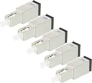 uxcell 3dB SC Fiber Attenuator, SC/UPC SM Single Mode Fixed Fiber Optic Attenuator Male to Female for Fiber Optic Transmission Pack of 5