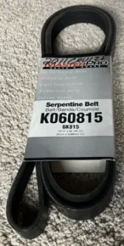 Masterpro K060815 Serpentine Belt 6K815 13/16" x 82 1/8"