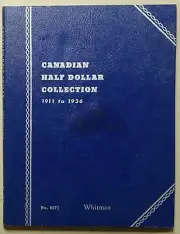 1911 to 1936 Canadian Half Dollar New Empty Whitman Coin Album #9071