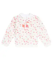 [Bonpoint] Bonpoint Claudine printed cotton sweatshirt Y 14 white