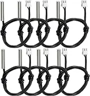 8 Pieces NTC Thermistor 10K ohm,Fajoeda Thermistor Temperature Sensor NTC 10K B3950 1% with 1m Cable Digital Thermal for Arduino