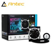 在飛比找PChome24h購物優惠-Antec Mercury 120 RGB 一體式水冷散熱器