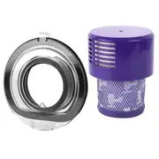 Dust Bin Base Lid Replacement for V10 SV12 Vacuum Cleaner Canister Lid/Dust Bucket Cover with Filter