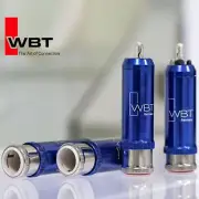 4x WBT-0110 Ag Nextgen Hi-Fi Audio RCA Plug Coaxial Interconnect Cable Connector