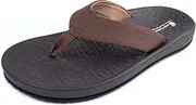 Correct Position Best flip flop for Men with Arch Support for Plantar Fasciitis Beach Orthopedic Men Sandals for Flat Feet and Heel Pain,Orthotic House Slippers with arch support Shoes for men indoor