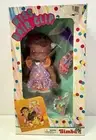 Vintage Simba African American Vinyl 9” Doll “Miss Hair Clip” New in Box 1980s