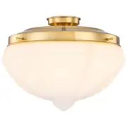 DIY Period Brass Malvern Lighting Ceiling Empire Glassware Batten Fix Lights