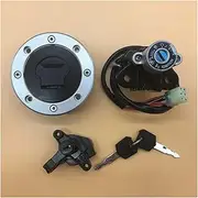 Motorbike Ignition for ​Suzuki for GSF1200 for Bandit 1996-2005 for GSF600 1996-1999 Motorcycle Ignition Switch Fuel Gas Cap Lock Key Ignition Switch