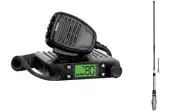 UNIDEN X70 Compact UHF CB RADIO 5W 80ch 7 COLOUR LCD UNIDEN AT880 TWIN ANTENNA