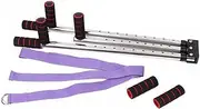MTSDM Leg Stretcher, 3 Bar Stainless Steel Leg Split Extension Machine, 9 Hole Adjustable Flexibility Stretching Equipment, Ligament Extrude Training for Ballet, Yoga, Dance and Gymnastics Home Gym