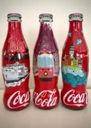 Coca Cola Istanbul City Bottles Very Rare (Empty Bottles)