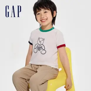 【GAP】兒童裝 Logo純棉圓領短袖T恤-多色可選(890880)