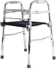 Walker, Healthcare Adjustable Folding Walker with Oxford Cloth Cushion,Lightweight Aluminium Walking Frame for Seniors, Adults, Kids, Sized for Up to 200 Kg Little Surprise