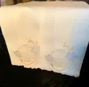 Set of 2 Vintage Madeira Yellow Tea Towels with Original Tags Made in Portugal