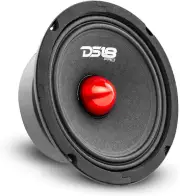 PRO-GM8.4B Loudspeaker - 8", Midrange, Red Aluminum Bullet, 580W Max, 4 Ohms,1.5