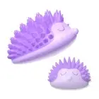 Hedgehog Silicone Scalp Massager Hair Shampoo Brush for Scalp Exfoliator Wet ...