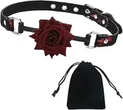 Bondage Restraints Bite Gag Silicone Rose Mouth Ball Gag Fetish Sex Mouth Muzzles Gag For Couples Slave Restraints Ballgag Breathable Gag Toys