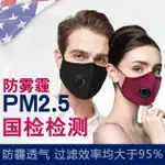 呼吸閥口罩防塵防霧霾PM2.5口罩立體保暖活性炭口罩