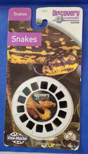 SEALED Discovery Channel Snakes Nature view-master 3 Reels Pack Set