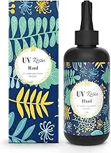 UV Resin Kit, 136 Pcs Epoxy Resin Supplies for Clear Casting, Jewelry Making, Arts & Crafts Decor (200G, No Tools)
