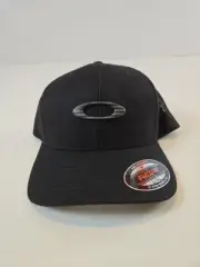 Oakley Men's Tincan USA American Flag 3D USA FlexFit Stretch Hat Cap in L/XL