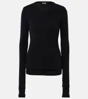[Jil Sander] Jil Sander Set of 2 wool tops AU 10 black