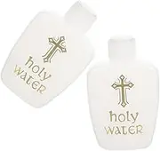 EXQUIMEUBLE 2pcs Vintage Perfume Bottles Prayer Bottles for Liquid Containers Refillable Essential Oil Vials Elegant Decorative Aroma Jars for Baptisms Spiritual Ceremonies and Home Decor
