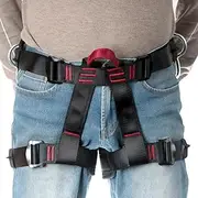 Climbing Harness,Half Body Harnesses | Professional Climbing Gear, Widen Protector, Safety Equipment For Hiking Outdoor Activities Men Women Enthusiasts