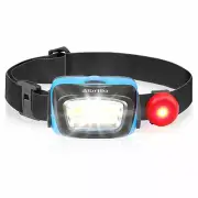 Albrillo LED Headlamp with Red Light Option, 5 Modes Waterproof Headlight
