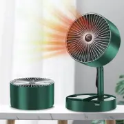 IPRee Portable Fast Heating Fan Heater 800W Electric Vertical Desktop PTC Small Portable Folding Telescopic Hot Air Blow
