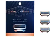 King C. Gillette Neck Razor Blades 3 Pack
