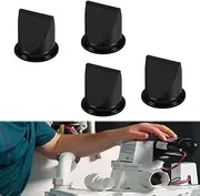 4 Pack DB Valve 1-1/2" Black Duckbill Valve Kit Replace fit for Dometic 385310076 Compatible for Sealand Vacuum Generators S & T Series Pumps model#S12D S12DAB S24D S32D S115A S12 52A S32 T12 T24 T32
