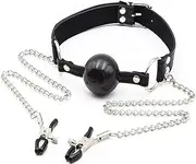 Nipple Clamps with Choker Set Nipple Clips Chain Clamps for Women Chokers for Women Nipple Non Piercing Bells